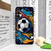 Kreative Blitz-Fußball-Handyhülle für Samsung Galaxy A56 A14 A55 A16 A54 A36 A53 A52 A51 A50 5G Mattes Weiches Cover
