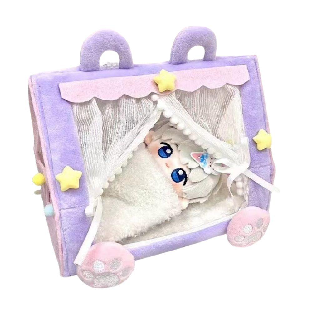 Scene Model Cotton Doll Bed Doll Furniture Doll Sleeping Bed Doll Tent  Dollhouse Accessories