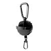 Daiichi Seiko Clip-on Reel + Micro Case Black Pin-on Reel Carabiner Fishing
