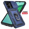 Funda For Xiaomi Redmi 13C 4G Case Car Magnetic Holder Ring Armor Back Cover Redmi13C Redmy 13C 13 C C13 4G Lens Protector Cover