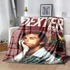 Dexter Flannel Blanket Soft Warm All-Season Throw, Design for Camping, Car Travel, Hiking Sofa, Bed, Office Perfect Gift for Parties