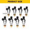 8PCS 0280150558 Fuel Injectors Replacement for Ford Mustang Chevy Camaro For Ford F-150 Corvette Impala 5.0L V8  Car Accessories