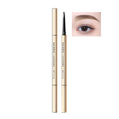 Qin Derdom Eyebrow Ultra Sweat Long Dark Curry Pencil, Fine, Waterproof, Resistant, Lasting, Colorfast, Smudge-Free,