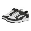 Puma Rebound Layup Lo Velcro Durable Anti-Kick Low-Top Skate Shoes Kids Sneakers Black White 370492-16