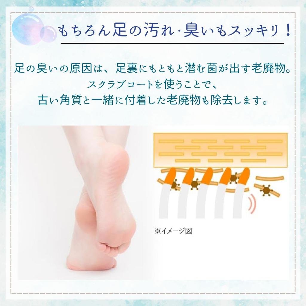 Rewarding foot care Sunpac Foot Groomer Grand Moisturizing and shiny callus odor promotes blood circulation in the soles of the with soft scrub