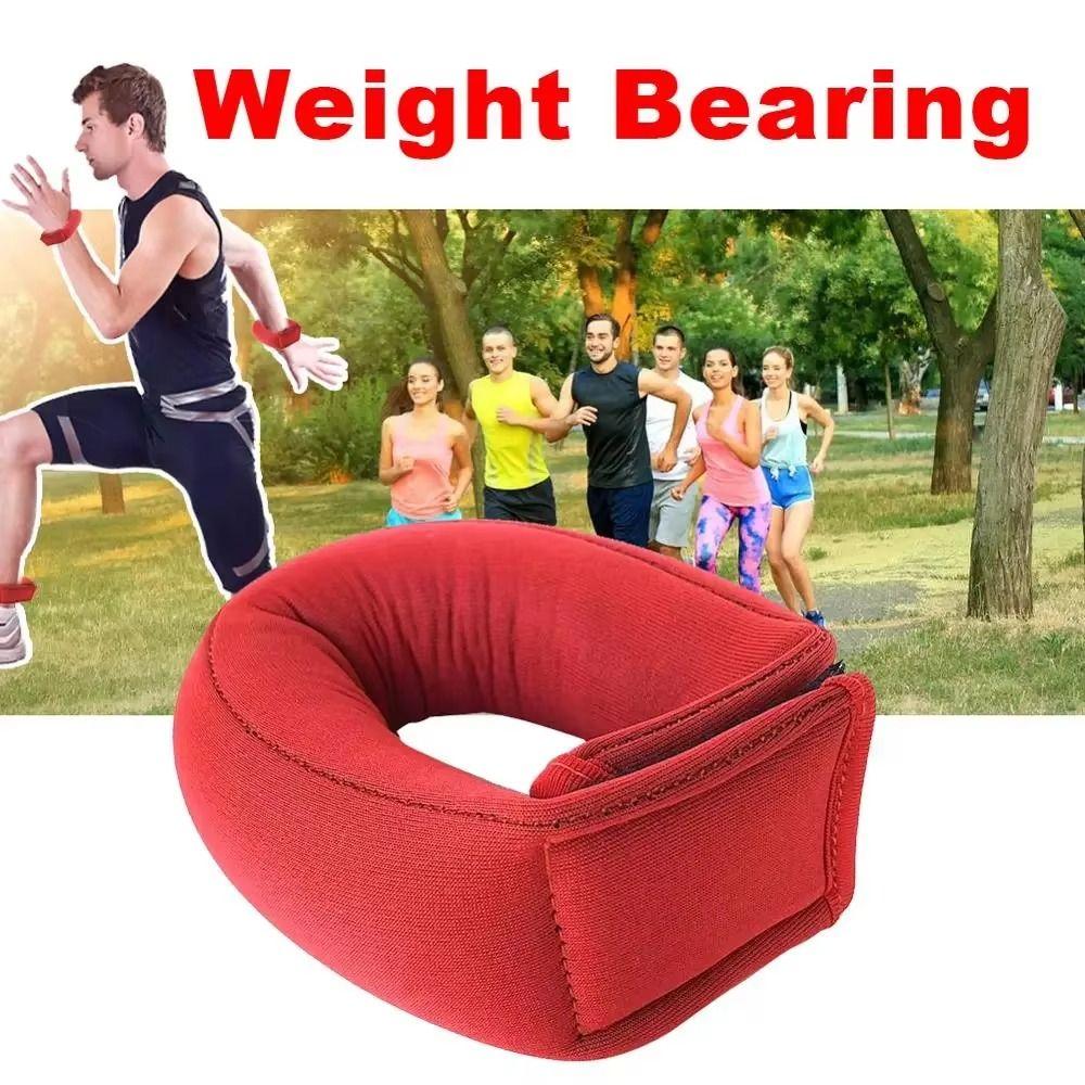2Pcs Breathable Material Ankle Weights 1LB Weight Sandbag Wristband Wrist Weights Yoga Practice