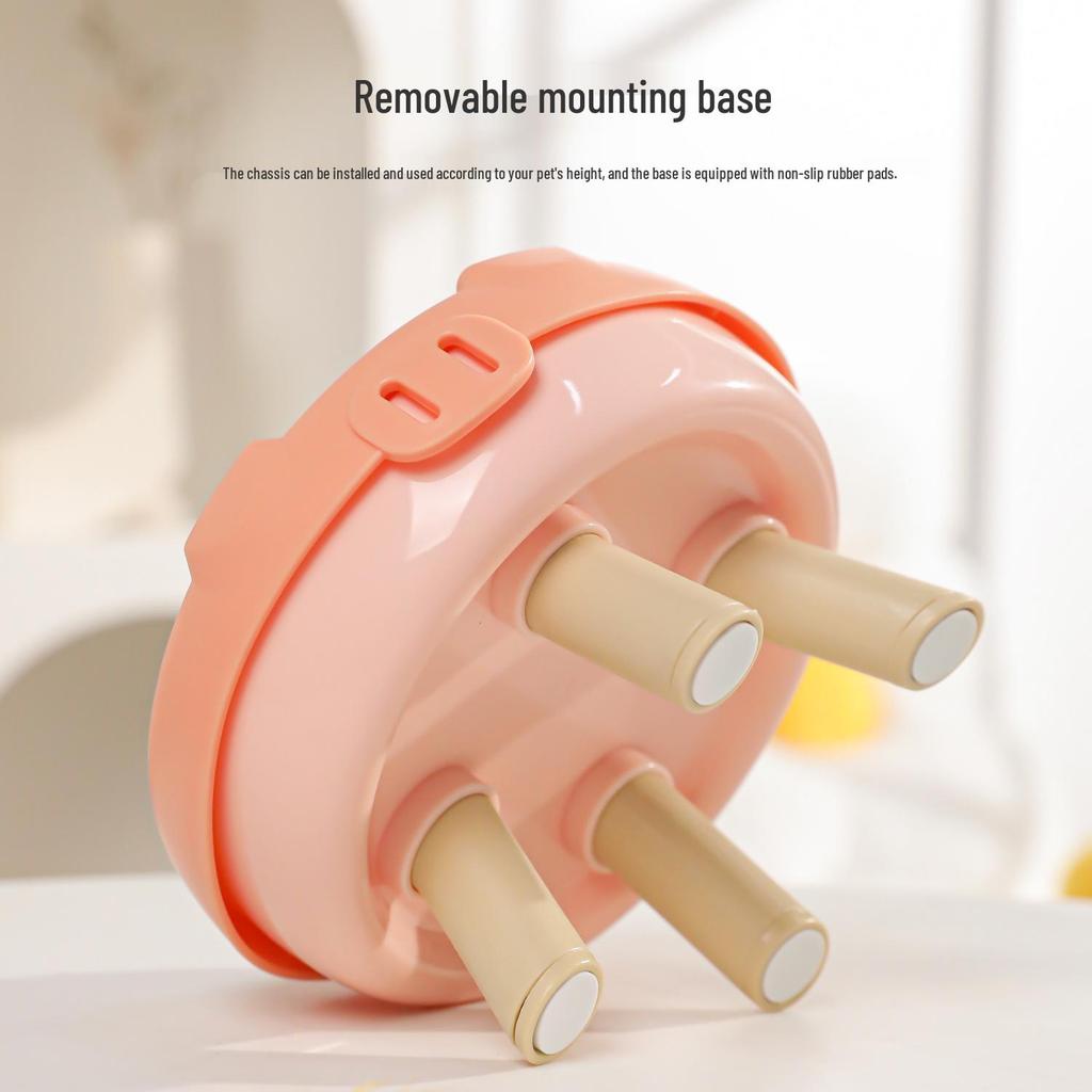 Antypoślizgowa miska dla zwierząt w kształcie pączka dla kotów i psów