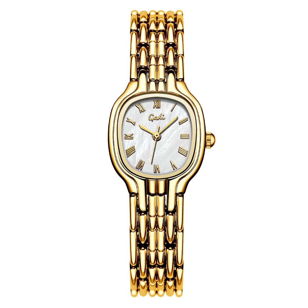 

Light Luxury Fritillary Watch Women S Small Sugar Cube Watch High-End Bracelet Watch Exquisite Fashion Waterproof Quartz Watch