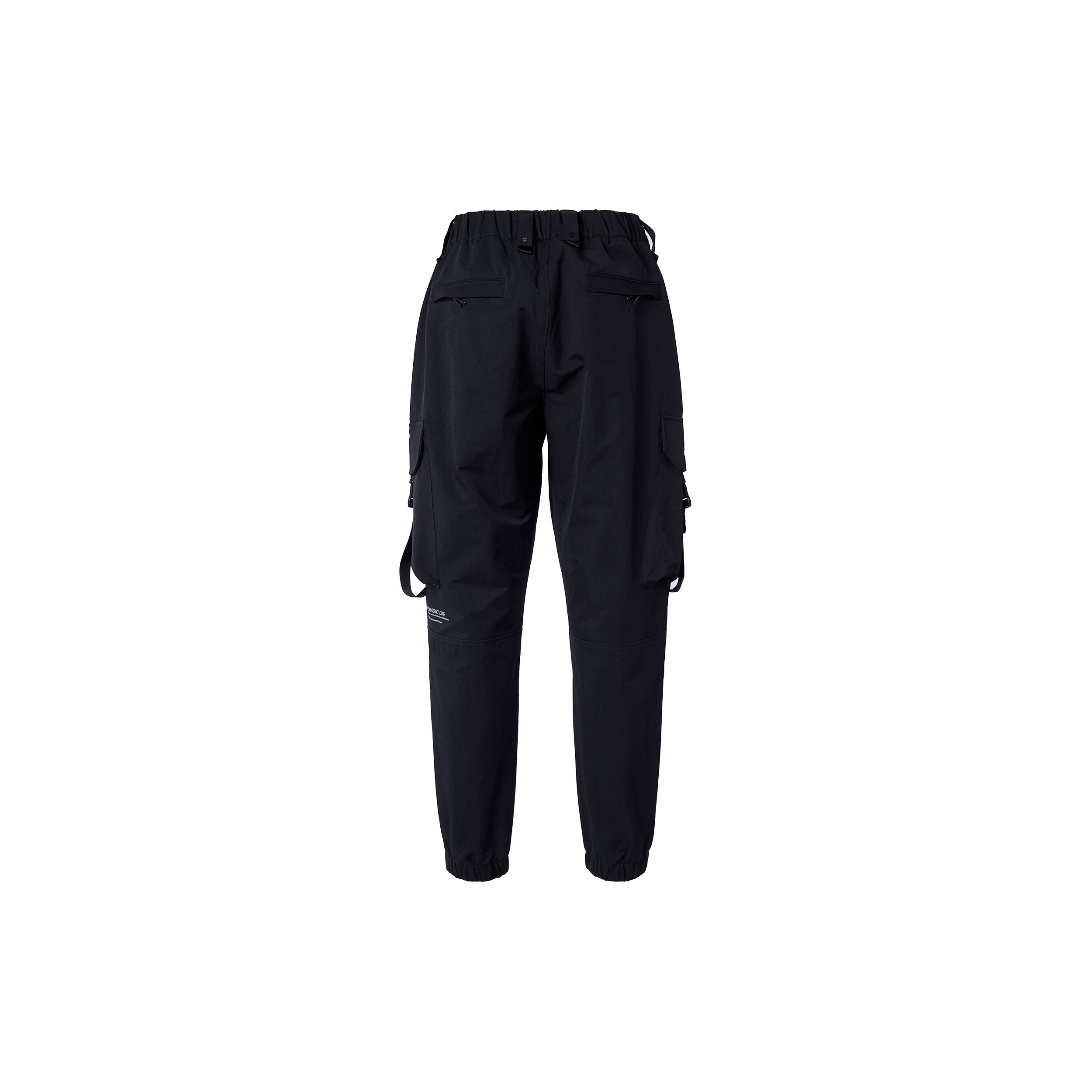 FILA Casual Pants Men s Black Moderate Cargo Pants F11M149802F-BK XXL