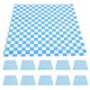 50 Sheets Checkerboard Burger Food Wrapping Paper Rice Ball Bento Baking Bread Mat Grease-proof Sandwich Basket Liners Cheese