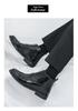 Men's High-Top Leather Pointed Toe Boots - Formal Casual Large Size Fashionable Short Martin Boots for Autumn.