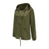 Women's Hooded Lightweight Outdoor Jacket Thin Solid Color Submachine Jacket