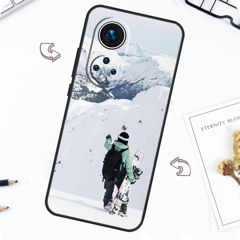 Cool Sports Snowboarding Case For Honor Magic 7 Lite 5 6 Pro Honor 200 50 70 90 Lite X8b X9a X8a X8 X9 X9c X9b Cover