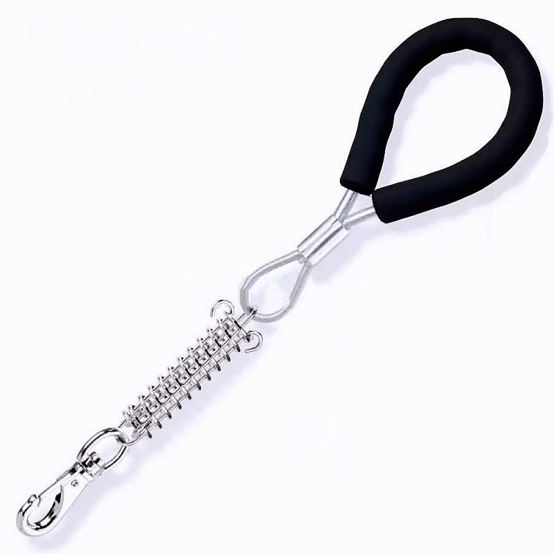 Dog Leash Short Leash for Dog Walking Elastic Spring Dogs Leashes Explosion-proof Rope Leads Comfortable Handle Dogs Short Chain