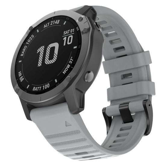 Watch Band Replacement Soft Silicone 22mm/26mm Quick Release Watchband Strap Garmin Fenix 6/Fenix6 Pro/Approach S60/Forerunner935/Forerunner945/Fenix5