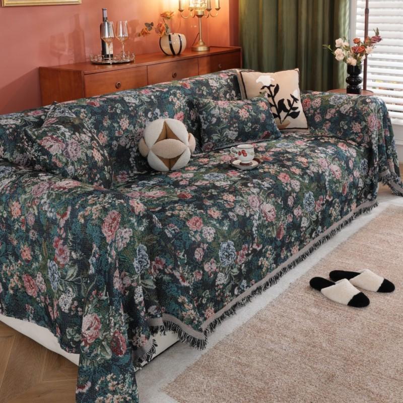 

Гостиная Шенилл Гавайский Этнический Стиль Чехол для Дивана Плед Всесезонный Кемпинг Пикник Чехол для Дивана 180x130