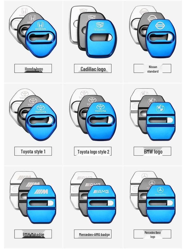Kryt zámku dveří a západky z nerezové oceli pro WEY Tank 300, VV7, Mocha P8