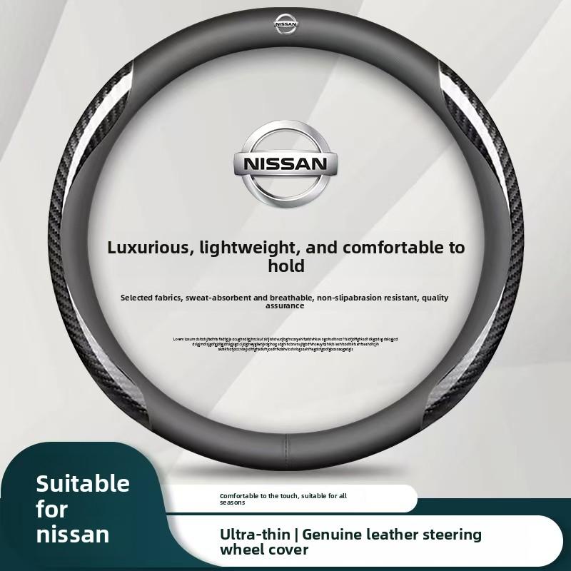 Yxkpz10 Für Nissan Lenkradabdeckung Xuan Yi Qi Jun Xiao Ke Tian Lai Qi Da Lan Niao Lou Lan Jin Ke Sunshine echtes Leder Cover