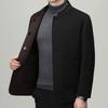 High-end 100% Wool Double-sided Woolen Short Jacket Casual Coat Winter Men's Wool Woolen Top