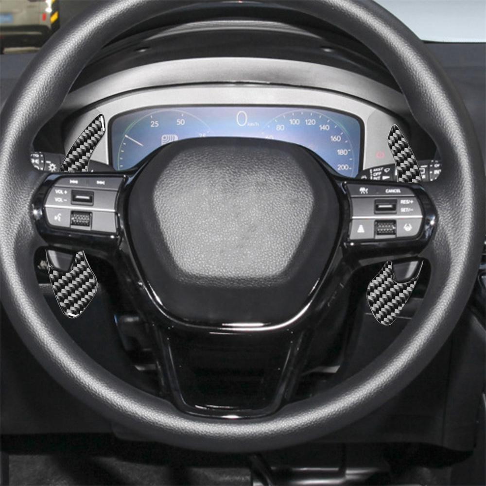 Carbon Fiber Steering Wheel Shift Paddle Shifter For Honda Civic Accord CR-V Acura