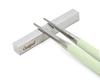 Cutipol GOA Celadon Silver Chopsticks and Chopstick Rest Set G029CE