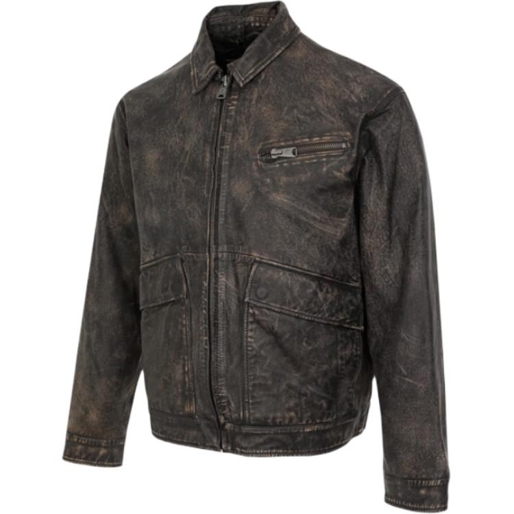 

Timberland Af Leather Strafford Модная Универсальная Куртка Унисекс Коричневая A661Y-243 L