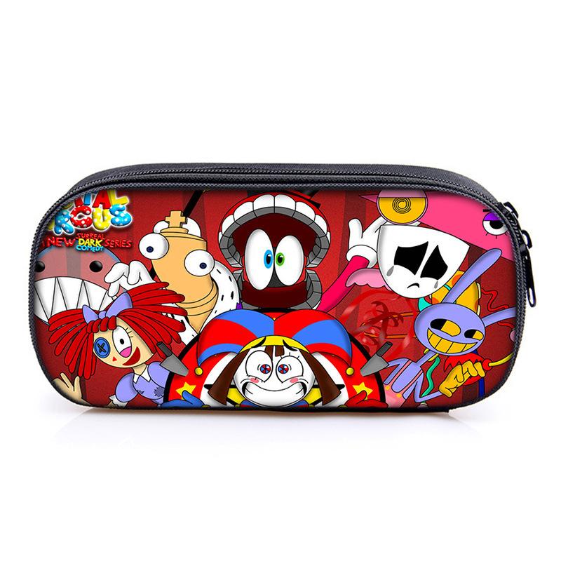 Circus The Amazing Digital Circus Compartment Pencil Case Student Children'S Stationery Case Pencil Case