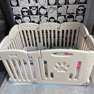 Foldable Indoor Dog Fence & Cage for Small To Medium Dogs