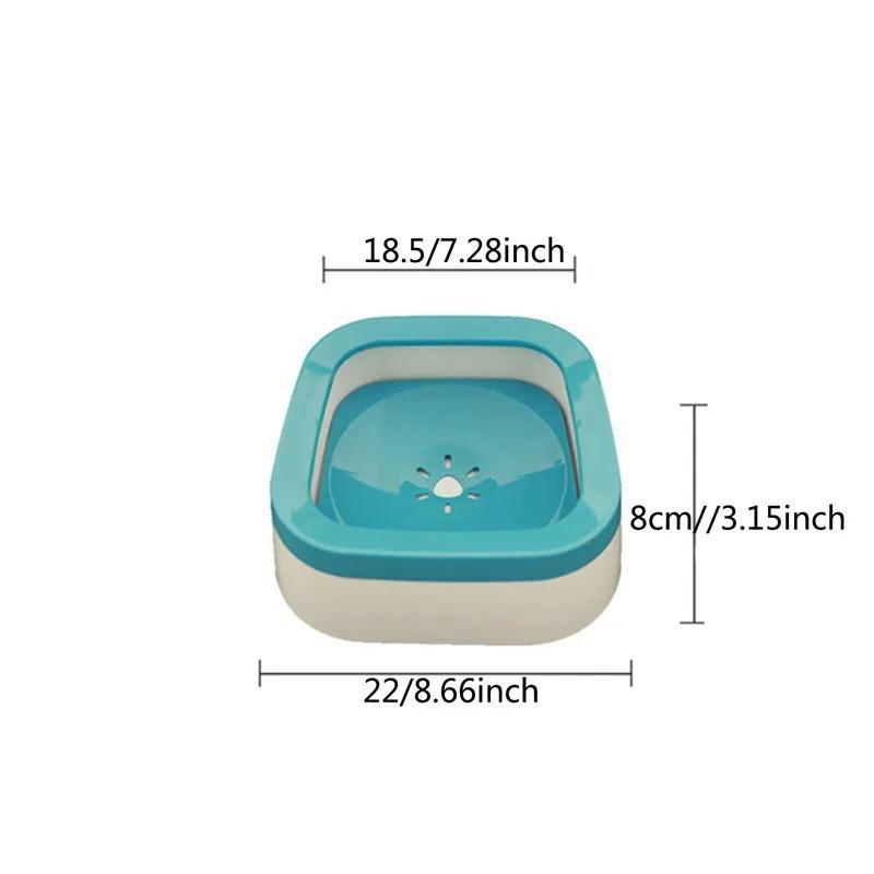 Large Capacity 1L Anti Splash Dog Water Bowl No Spill Pet Drinking Bowl For Dogs Cats Puppies Automatic Waterer Feeder Pet