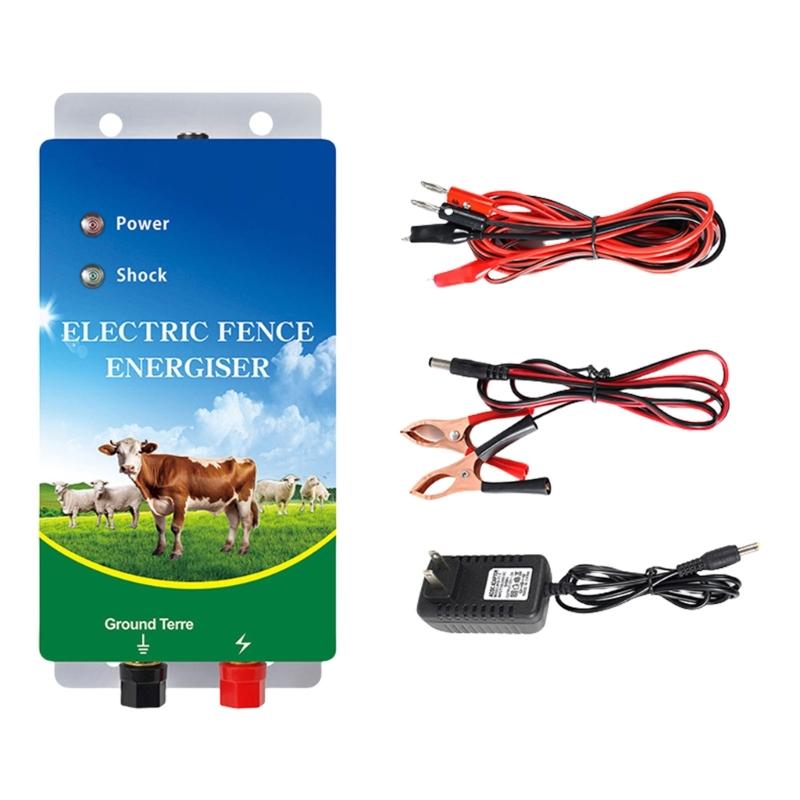 Durability Electric Fences Controller Efficient 12V Electric Fences System for Cattle, Horses, and Poultry Enclosures 1