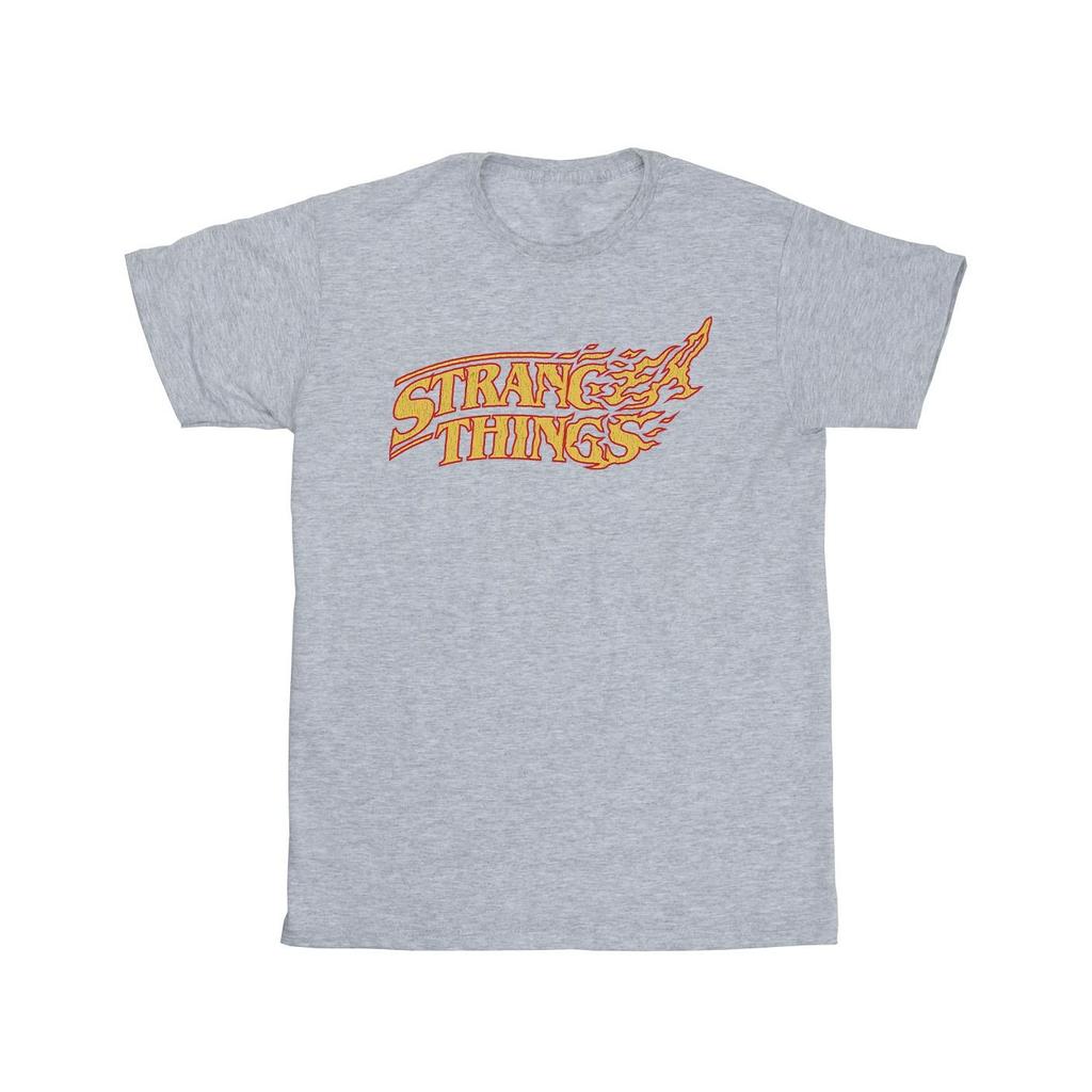 Netflix Mens Stranger Things Logo Breaking T-Shirt