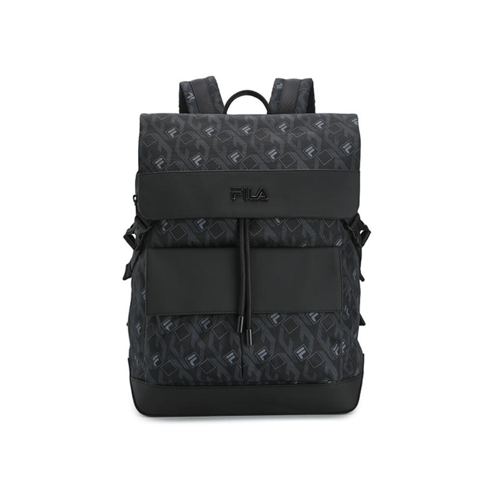 New FILA HERITAGE Fabric Backpack Men's Black F13M548106FZA