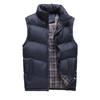 Gilet imbottito caldo in cotone piumato da uomo invernale taglie forti gilet in cotone invernale gilet senza maniche cappotto in cotone