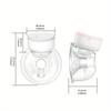 Wearable Electric Breast Pump Hands-free Rechargeable Automatic Invisible Milking Machine Portable Breast Pump