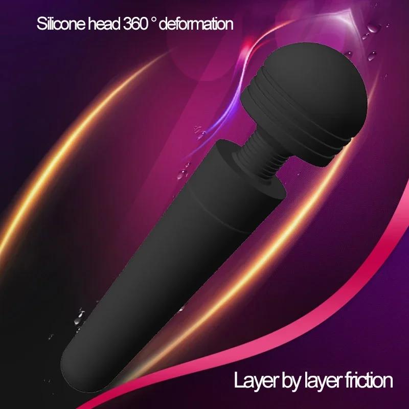 AV Sex Mini Massage Wand Vibrator Rechargeable Wireless Vibrating Egg Adult Sex Toy Lipstick Vibrator Electric Sex Toy For Women