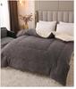 2025 New Thick Double-Sided Fleece Quilt Core - Warm Milk Velvet Bedding for Autumn/Winter