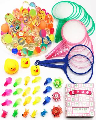 RIMINA Super Ball Scooping Goldfish Japanese Authentic Poi 18 133 Pieces Super Ball Scooping Festival Home Super Ball Poi Toy Scooping Set, Scooping,