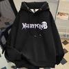 Men's Plus Size Fleece-Lined Hooded Sweatshirt - Street Style Autumn/Winter Outerwear