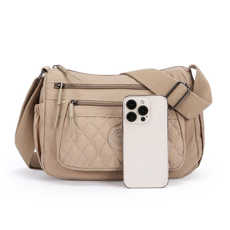 Multi-Compartment Lightweight Shoulder Crossbody Bag Women's Mobile Phone Bag Commuter Middle-Aged Mother Bag