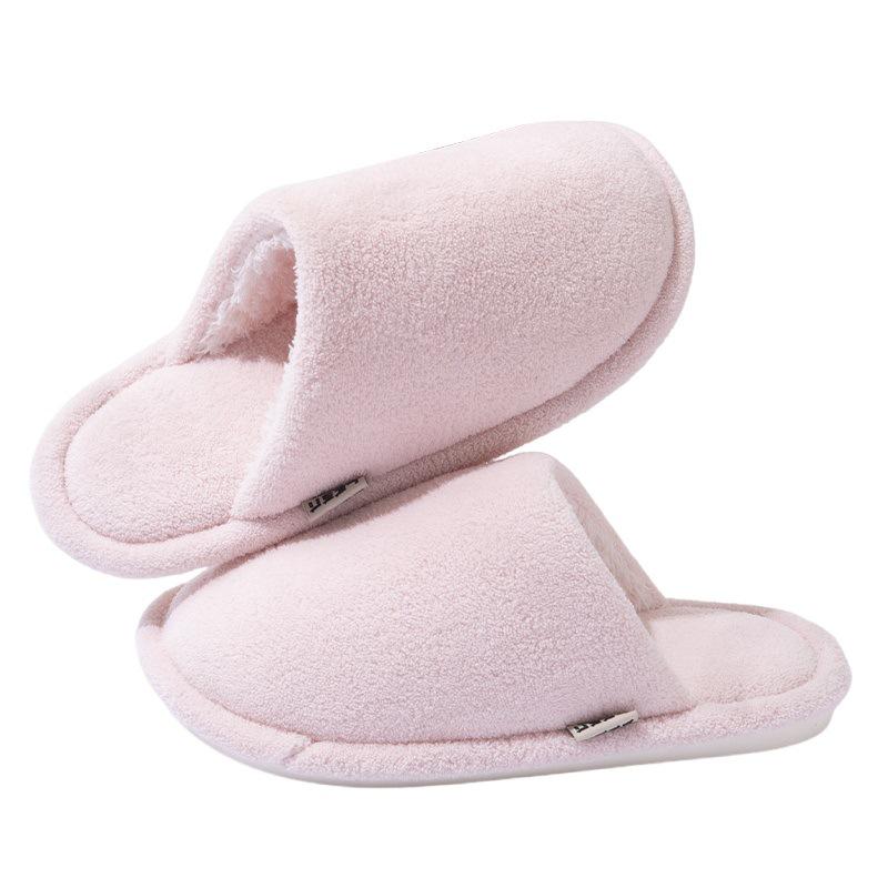2024 Women's & Men's Plush Cotton Non-Slip Slippers - Cozy Indoor Footwear for Autumn/Winter