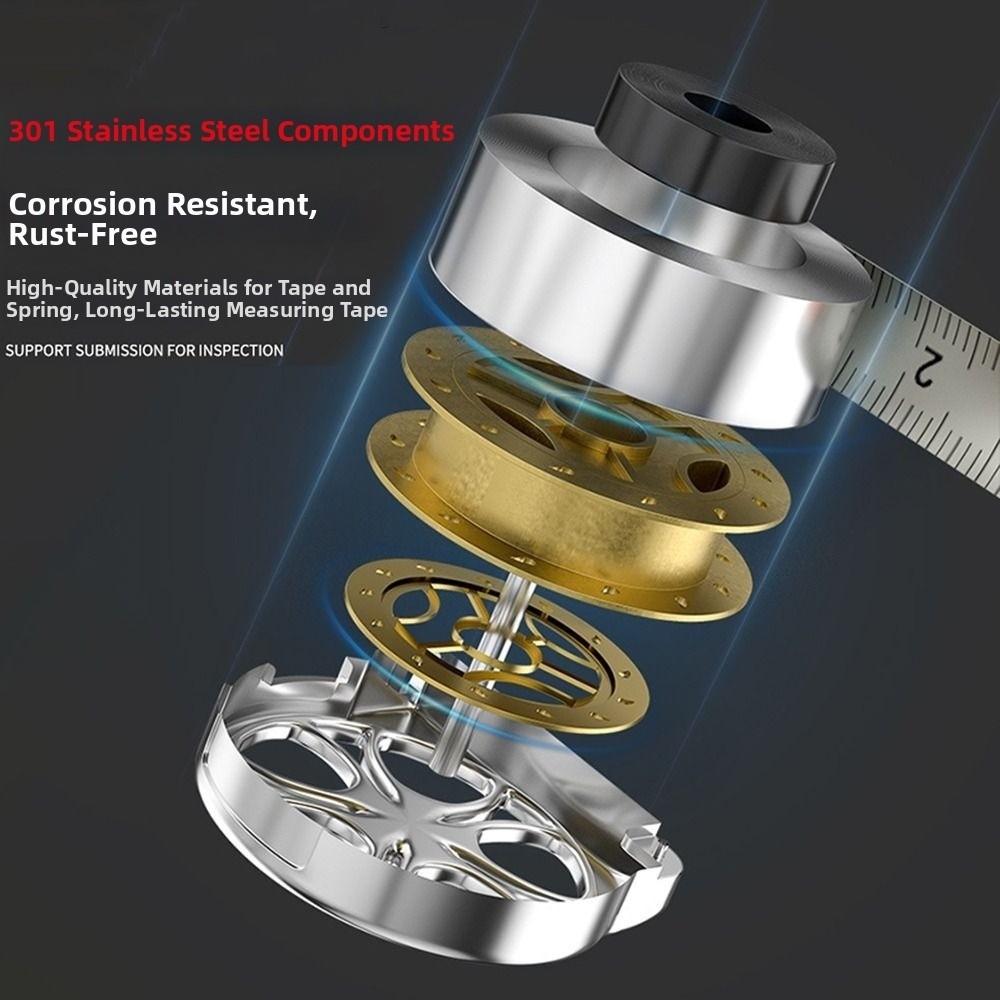 Stainless Steel Retractable Tape Measure 2 Meter Sewing Tools  Household Measuring