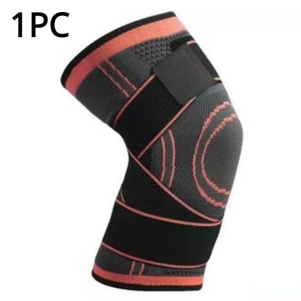 Joelheiras esportivas pressurizadas elásticas, suporte para joelho, fitness, basquete, vôlei, protetor de articulações, 1 ou 2 peças