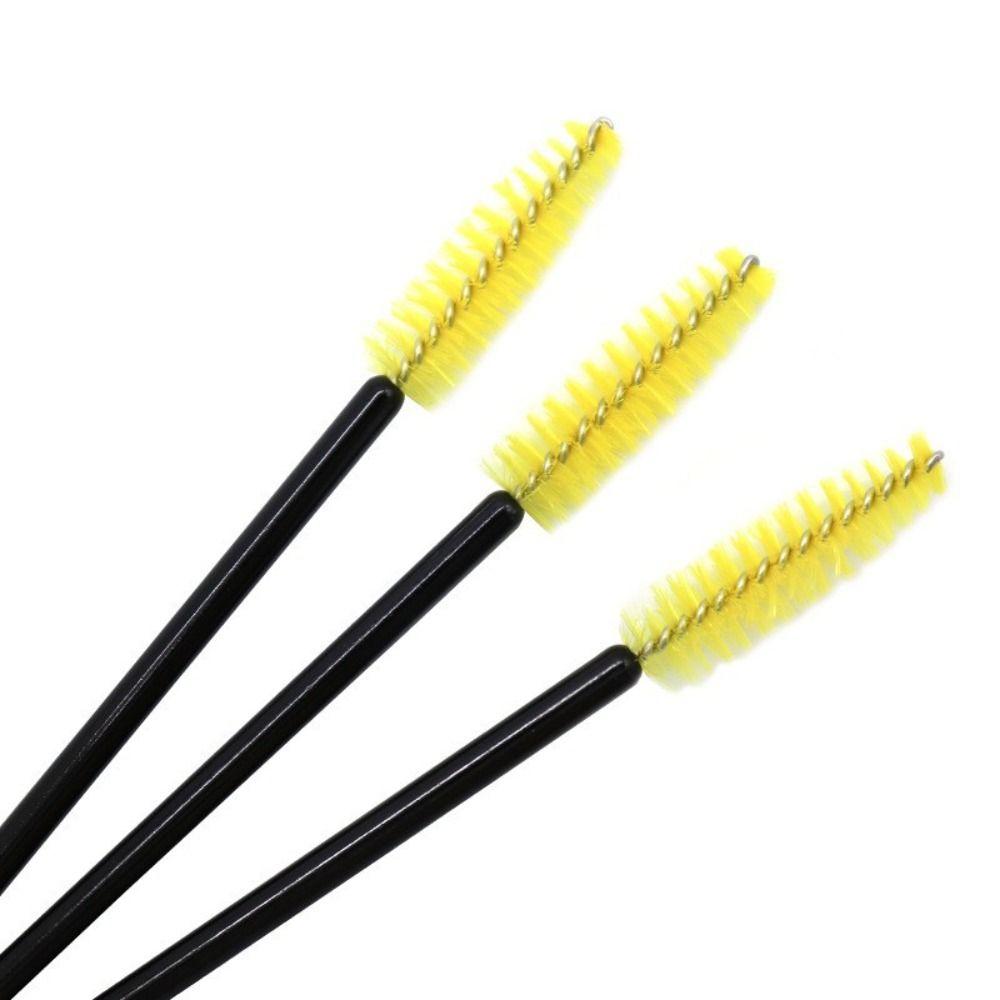 50Pcs Spoolers Eyebrow Brush Disposable Mascara Wands Applicator  for Eye Shadow Eyelashes