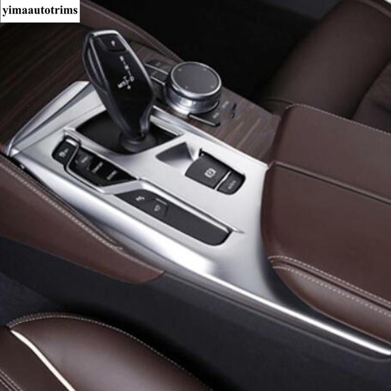 Read Lamp Head Light Dashboard Air AC Gear Panel Water Cup Cover Kit Trim Accessories For BMW 5 Series G30 525i 530i 2017 -