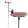 Bird Fountain On Decorative Bowl