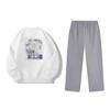 Li Ning Casual Sportswear Unisex Standard White+Shadow Gray YWDV397-2+AYKUA89-3