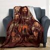 1pc Lord Return Blanket Lightweight Flannel Throw for Sofa Bed Travel Camping Livingroom Office Couch Chair 1132KK
