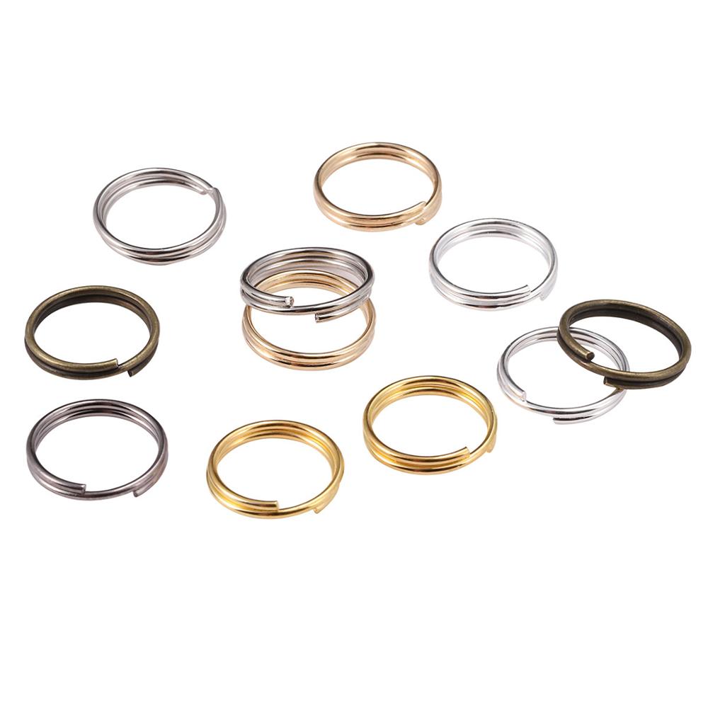 

20-200Pcs/bag 4-25mm Open Jump Rings Double Loops Split Rings Connectors For Diy Jewelry Making Findings Accessories Supplies 4mm X 200pcs
