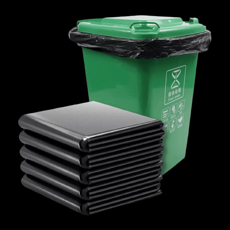 Black Plastic Garbage Bags