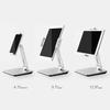 Universal Aluminum Alloy Tablets Stand Holder With Double Axises Adjustment And Rotating Screen For 4.7 To 12.9inch Devices